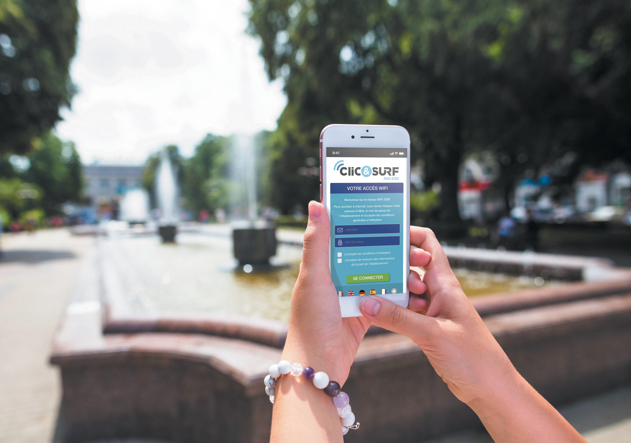 Portail de connexion WiFi Clic & Surf